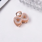 Крабик для волос «Вайолет», бесконечность, 2.5 см, золото (комплект 6 шт) - фото 46497085