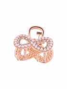 Крабик для волос «Вайолет», бесконечность, 2.5 см, золото (комплект 6 шт) - фото 46497086