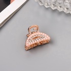 Крабик для волос «Вайолет», дуга, 2.5 см, золото (комплект 6 шт) - фото 46497090