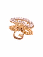 Краб для волос "Лилиан" сердце, 2,5 см, золото (6 шт) - фото 809072613