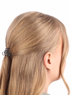 Крабик для волос «Флоренс», бант, 2.5 см, тёмное серебро (комплект 6 шт) - фото 46497115