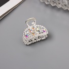 Крабик для волос «Флоренс», узоры дуга, 2.5 см, серебро (комплект 6 шт) - фото 46497125 Крабик для волос «Флоренс», узоры дуга, 2.5 см, серебро (комплект 6 шт) - фото 46497125