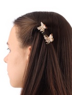 Крабик для волос «Лилиан», бабочка стиль, 2.5 см, золото 10691375