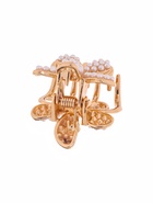 Крабик для волос «Лилиан», цветок стиль, 2.5 см, золото (комплект 6 шт) - фото 49361886