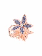 Крабик для волос «Одри», цветок колор, 2.5 см, золото, МИКС (комплект 6 шт) - фото 46497162