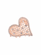 Краб для волос "Элери" сердце, 4 см, золото (6 шт) - фото 809028200