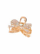 Крабик для волос «Одри», бант блеск, 4.5 см, золото (комплект 6 шт) - фото 46497184