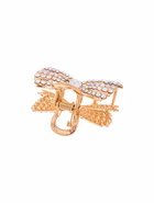 Крабик для волос «Одри», бант блеск, 4.5 см, золото (комплект 6 шт) - фото 49361891