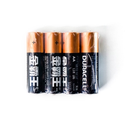 Батарейка алкалиновая Duracell Basic (CH), AA, LR06-4S, 1.5 В, спайка, 4 шт.