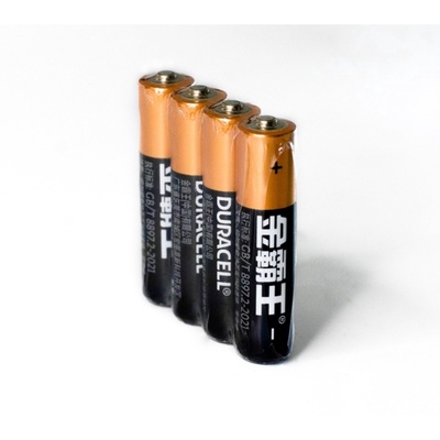 Батарейка алкалиновая Duracell Basic, AAA (CH), LR03-4S, 1.5 В, спайка, 4 шт.