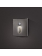 Встраиваемый светильник для лестницы NL-34, с датчиком движения, 1.5 Вт, 60 Лм, 3000К, 86×86 мм, серебристый, свечение тёплое белое - Фото 5