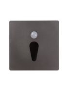 Встраиваемый светильник для лестницы NL-35, с датчиком движения, 1.5 Вт, 60 Лм, 6500К, 86×86 мм, серебристый, свечение холодное белое - Фото 7