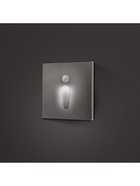 Встраиваемый светильник для лестницы NL-35, с датчиком движения, 1.5 Вт, 60 Лм, 6500К, 86×86 мм, серебристый, свечение холодное белое - Фото 5