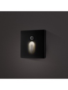 Встраиваемый светильник для лестницы NL-34, с датчиком движения, 1.5 Вт, 60 Лм, 3000К, 86×86 мм, чёрный, свечение тёплое белое - Фото 5