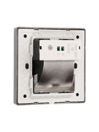 Встраиваемый светильник для лестницы NL-35, с датчиком движения, 1.5 Вт, 60 Лм, 6500К, 86×86 мм, чёрный, свечение холодное белое - Фото 8