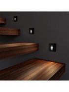 Встраиваемый светильник для лестницы NL-35, с датчиком движения, 1.5 Вт, 60 Лм, 6500К, 86×86 мм, чёрный, свечение холодное белое - Фото 4