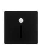 Встраиваемый светильник для лестницы NL-37, с датчиком движения, 1.5 Вт, 60 Лм, 6500К, 86×86 мм, чёрный, свечение холодное белое - Фото 7