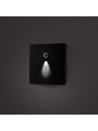 Встраиваемый светильник для лестницы NL-37, с датчиком движения, 1.5 Вт, 60 Лм, 6500К, 86×86 мм, чёрный, свечение холодное белое - Фото 5