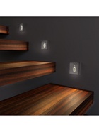 Встраиваемый светильник для лестницы NL-38, с датчиком движения, 1.5 Вт, 60 Лм, 3000К, серебристый, свечение тёплое белое - Фото 4