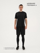 Футболка мужская Resport, бифлекс, размер M (48), чёрная - Фото 3