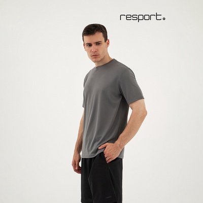 Футболка мужская Resport, бифлекс, размер XL (52), серая