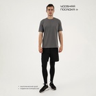 Футболка мужская Resport, бифлекс, размер XL (52), серая - Фото 2