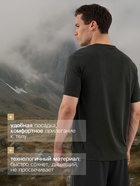 Футболка мужская Resport, бифлекс, размер XXL (54), зелёная - Фото 2