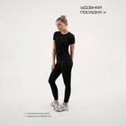 Футболка женская Resport, бифлекс, размер 48 (L), чёрная - Фото 2