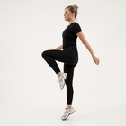 Футболка женская Resport, бифлекс, размер 50 (XL), чёрная - Фото 6