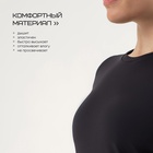 Футболка женская Resport, бифлекс, размер 50 (XL), чёрная - Фото 7