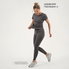 Футболка женская Resport, бифлекс, размер XL (50), серая - Фото 2