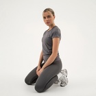 Футболка со вставками женская Resport, бифлекс, размер XL (50), серая - Фото 4