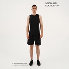 Майка мужская Resport, бифлекс, размер XL (52), чёрная - Фото 2