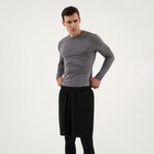 Рашгард мужской Resport, р. 50, цвет серый, базовый, с длинным рукавом - Фото 5