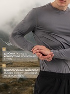 Рашгард мужской Resport, р. 52, цвет серый, базовый, с длинным рукавом - Фото 2