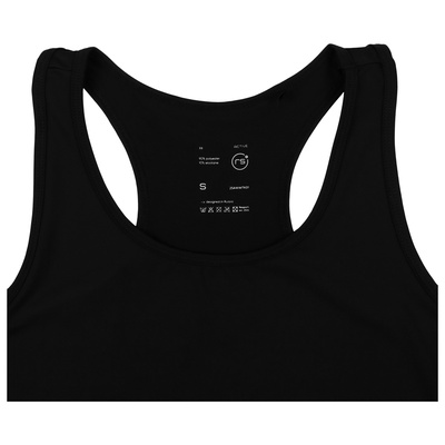 Майка спортивная женская Resport, размер 42 (XS), чёрная, базовая