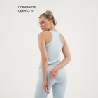 Майка женская базовая Resport, размер 46, голубая - Фото 8