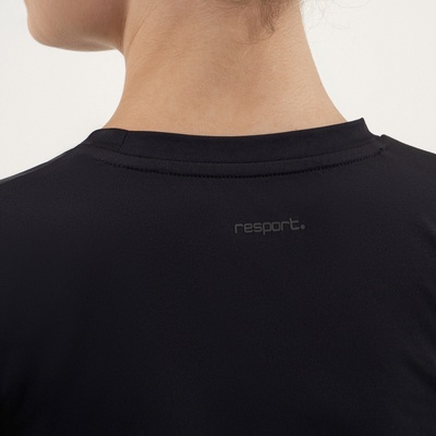 Рашгард с длинным рукавом женский Resport, бифлекс, размер XS (42), чёрный