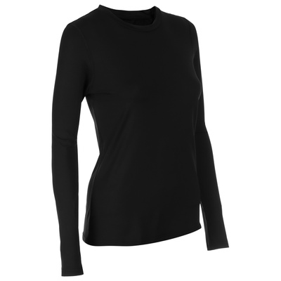 Рашгард с длинным рукавом женский Resport, бифлекс, размер XS (42), чёрный