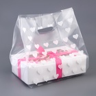 Пакет полиэтиленовый квадратный с вырубной ручкой, упаковка, «Сердечки», 25×35+16 см ±5% 60 мкм - Фото 2