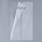 Пакет квадратный полиэтиленовый с вырубной ручкой, упаковка, прозрачный, 30×43+28 см ±5% 60 мкм - Фото 4