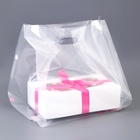 Пакет квадратный полиэтиленовый с вырубной ручкой, упаковка, прозрачный, 30×43+28 см ±5% 60 мкм - Фото 2