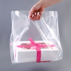 Пакет квадратный полиэтиленовый с вырубной ручкой, упаковка, прозрачный, 30×43+28 см ±5% 60 мкм - Фото 1