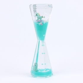 Часы гелиевые, антистресс, 17×5.5 см, зелёные