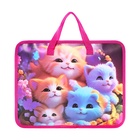 Папка с ручками пластиковая, А4, Котята - Фото 2