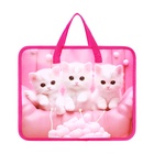 Папка с ручками пластиковая, А4, Белые котята - Фото 2