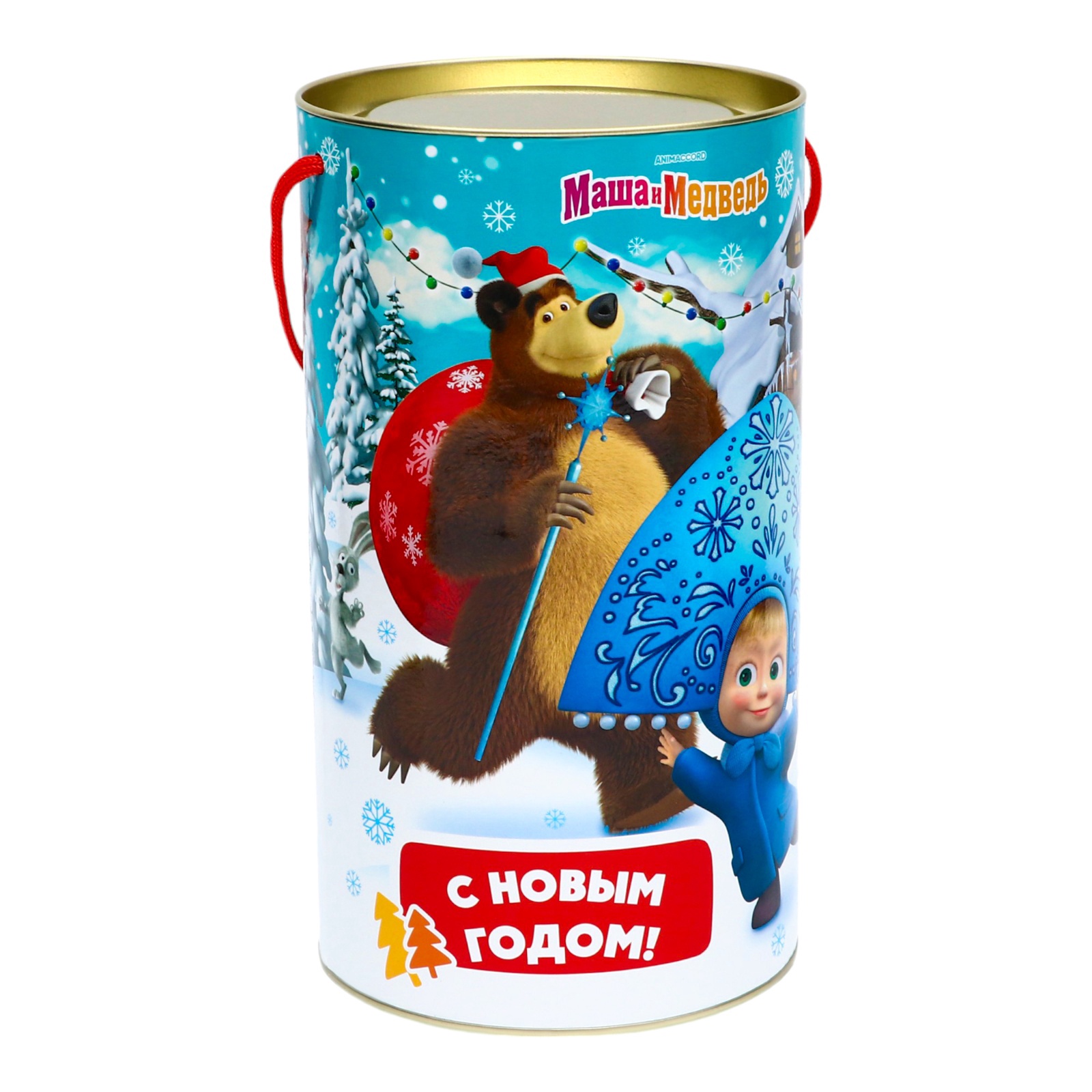 Новогодний подарочный набор «Маша и Медведь», конфеты, 1000 г (10738925 ...