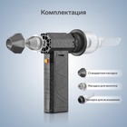 УЦЕНКА Воздуходувка аккумуляторная LOF-07, 130000 об/мин, 50 м/с, функция пылесос, 4000 мАч, Type-C, чёрная - Фото 4