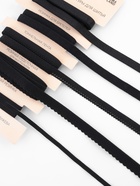 Набор резинок для пошива нижнего белья TEIRA, 5 видов, чёрный - Фото 4