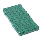 Кубики игральные, 1.6×1.6 см, набор 50 шт., зелёные - Фото 2